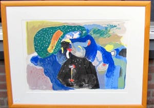 Michel van Overbeeke - Zeefdruk, Mooi Ingelijst kopen? Bied vanaf 89!