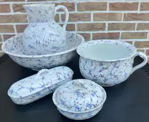 Royal Boch - Boch Frères Keramis Lampetstel (Wasstel), geglazuurd keramiek. verkocht voor € 50!