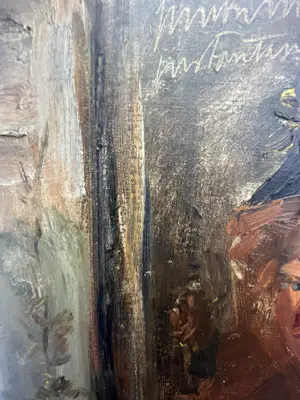 Simon Maris - Portret van een vrouw bij een raam - 1911 kopen? Bied vanaf 525!