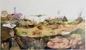 Melle Oldeboerrigter - lot van 2: litho en incomplete map (12 van de 14) reproducties kopen? Bied vanaf 65!