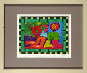 Clemens Briels - Zeefdruk, Gato - Ingelijst kopen? Bied vanaf 1!