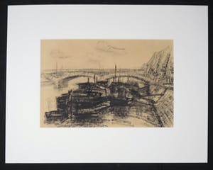 Wim Steijn - Krijttekening, Parijs kopen? Bied vanaf 50!