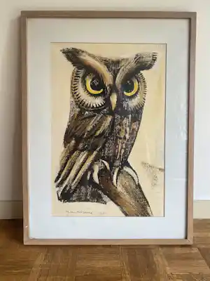 Alfons Van Meirvenne - Uil op tak verkauft für € 180!