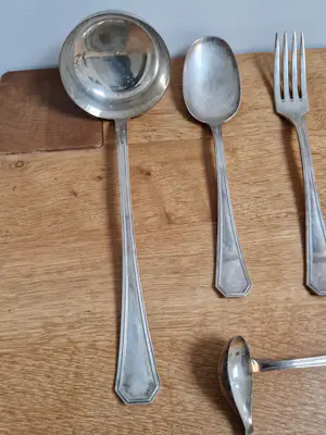 Zaramella Argenti - Zilveren bestekset - 12 persoons kopen? Bied vanaf 7500!