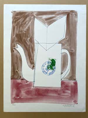 Klaas Gubbels - Zeefdruk verkocht voor € 350!