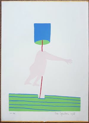 Ad Gerritsen - Man zonder hoofd doorspiest door een lamp… Of zoiets. kopen? Bied vanaf 35!