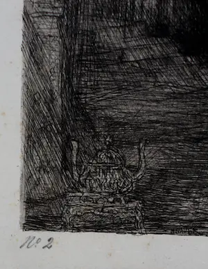 Marius Bauer - ets: Akëdysséril - 1894 kopen? Bied vanaf 75!