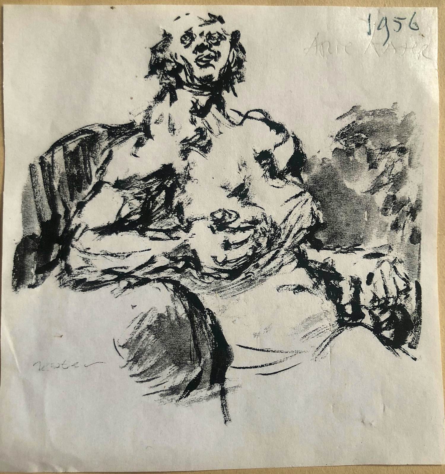 Arie Kater - Portret echtgenote Metten Koornstra kopen? Bied vanaf 75!