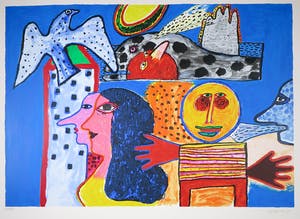 Corneille - Zeefdruk, Variatons sur le theme Pinocchio (Groot) kopen? Bied vanaf 300!