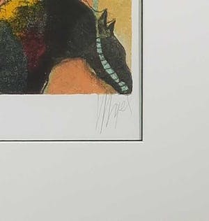 Astrid Engels - Litho, Expectations - Ingelijst kopen? Bied vanaf 50!