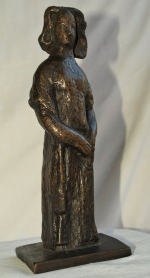 Brons (Onbekend) - Oud bronzen beeld , “Vrouw” – Uit nalatenschap van Herman van den Eerenbeemt kopen? Bied vanaf 1!