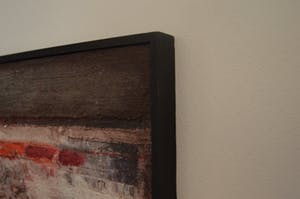 Joop Birker - Schrijn - Olie en materie op paneel - ingelijst - GROOT kopen? Bied vanaf 250!