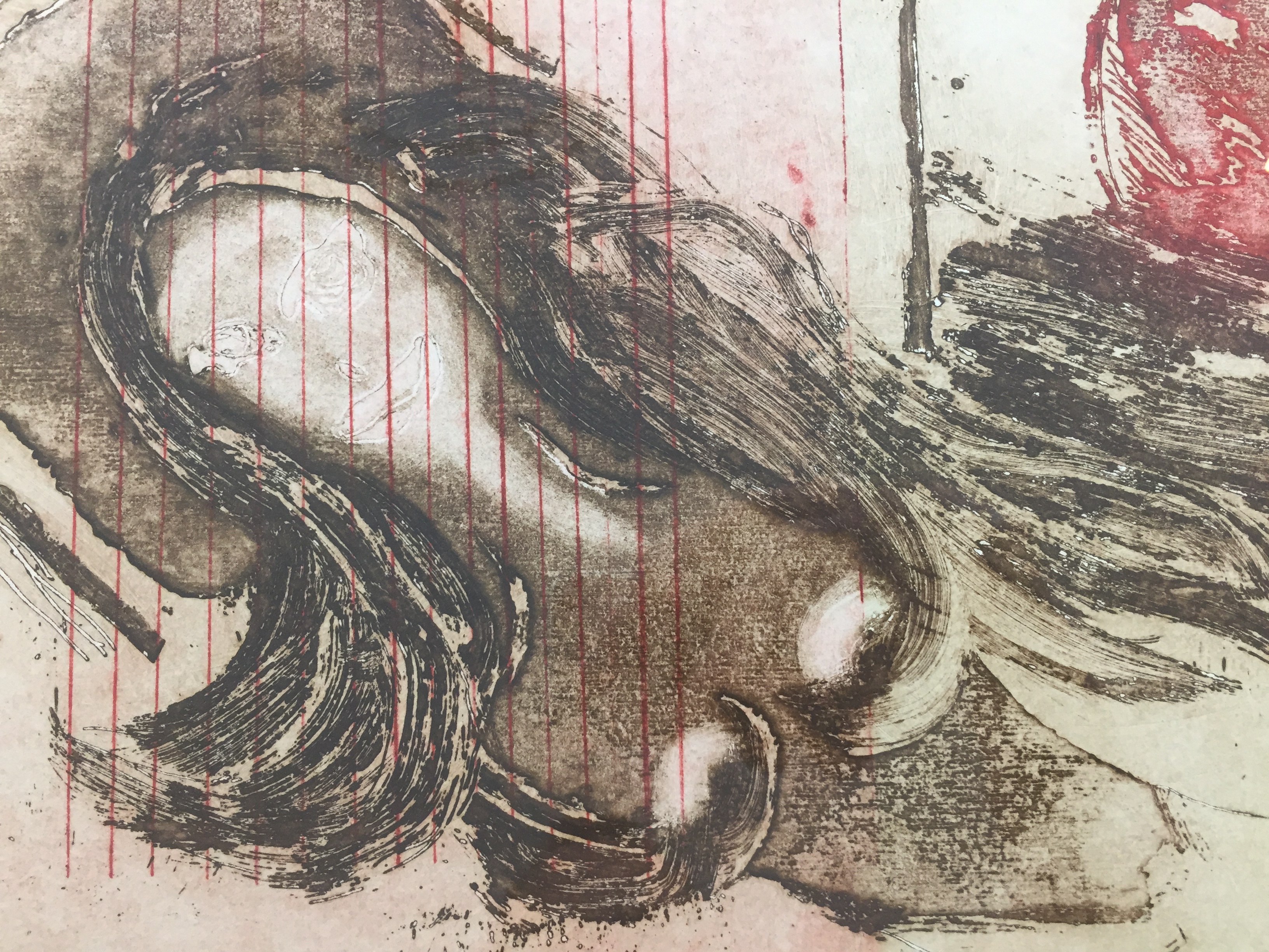 Jan Montyn - kleurenets, 'Roumpha I, behind the red bamboo', 1991 (KLEINE OPLAGE!) kopen? Bied vanaf 179!