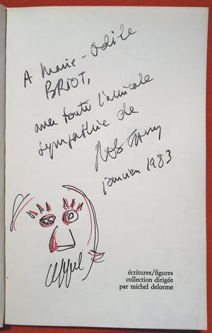 Buy Karel Appel - Street Art, publicatie met originele tekening? Bid from 195!