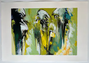 Mattie Schilders - handgesigneerde zeefdruk | 'Three, out of a perfect pair' | 1993 kopen? Bied vanaf 1!