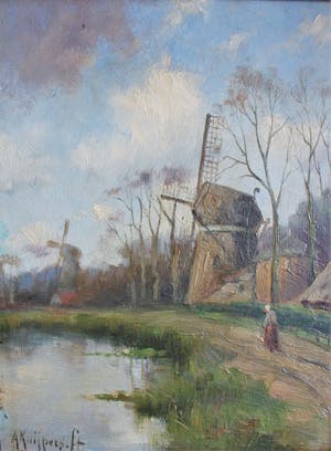 Adrianus Kuijpers - Molens aan het water kopen? Bied vanaf 210!