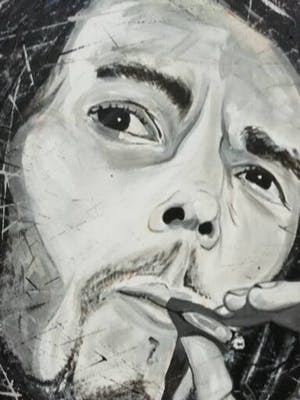 Niet of onleesbaar gesigneerd - Bob Marley (king of the Reggae) kopen? Bied vanaf 10!