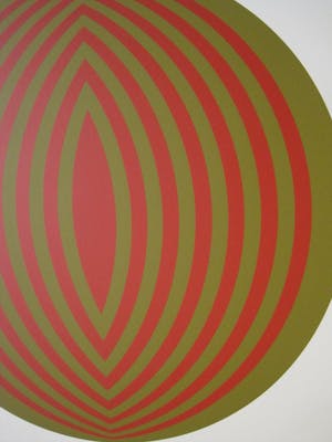 Rob Schotman - Intrigerend jaren 60 PoP Art Litho - Circum-Centrisch - gesigneerd /oplage 50 ex kopen? Bied vanaf 26!