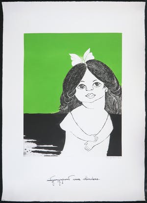 Ans Wortel - Kleurenets, Uitgangspunt voor vlinders / Prent 190 kopen? Bied vanaf 35!