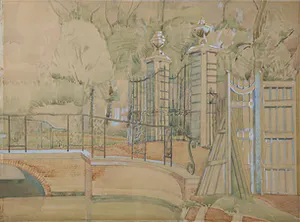 Ronald Lindgreen - Aquarel en gouache op papier, Zonder titel kopen? Bied vanaf 1!
