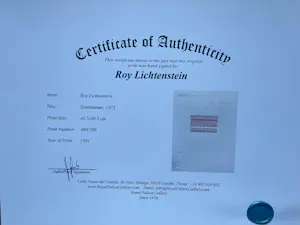 Roy Lichtenstein - Entablature kaufen? Bieten Sie von 499!