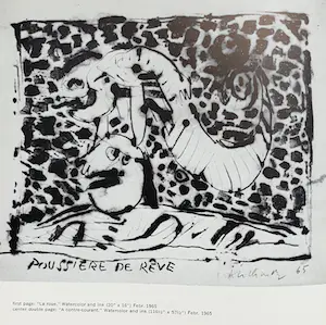 Pierre Alechinsky - Derde solotentoonstelling NY (1965), catalogus met grote litho kopen? Bied vanaf 125!
