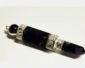 Buy Nieuwe luxe Amethist hanger, of pendel? Bid from 45!