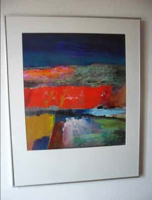 Jan van Hoof - Gemengde techniek, Z.T verkocht voor € 100!