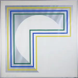 Cyril Lixenberg - Set van 2 zeefdrukken, Vorm/ tegenvorm - Ingelijst kopen? Bied vanaf 60!