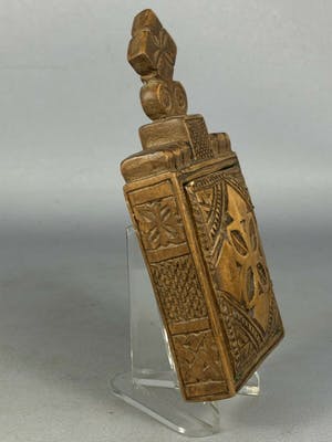 Dogon - 201115 - Ethiopian African wooden handpainted coptic icon - Ethiopia. kopen? Bied vanaf 65!