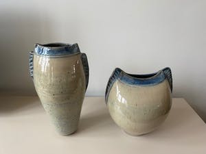 Niet of onleesbaar gesigneerd - Stel Studio Keramische sier vazen kopen? Bied vanaf 1!