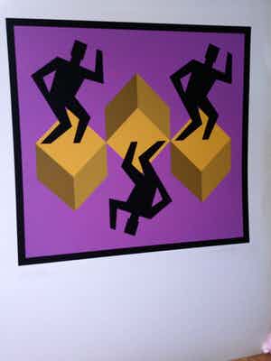 Victor Vasarely - sport persspectief verkocht voor € 200!