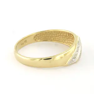 14k gouden ring met single cut geslepen diamant tot. 0.05ct – F/G - VS/SI kopen? Bied vanaf 170!