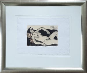 Corneille - "Valérie" - Aquarel en chinese inkt (Ingelijst) kopen? Bied vanaf 1590!