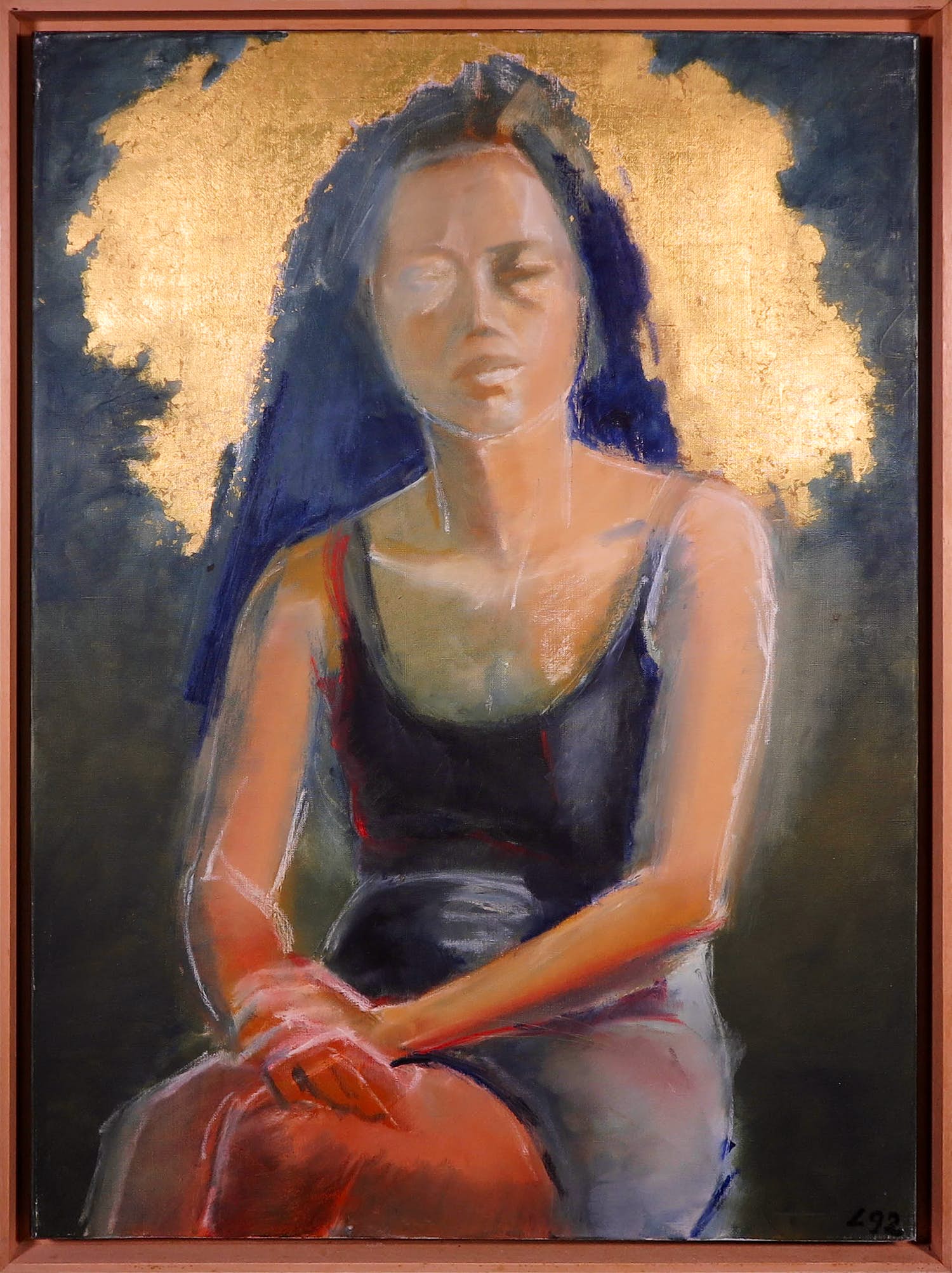 Lieuwe Smid - Olieverf op doek, Karola kopen? Bied vanaf 1!