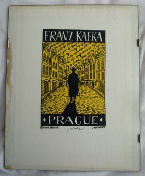 Jiri Votruba - 2x Litho , Franz Kafka, Praag – gesigneerd - 1991 kopen? Bied vanaf 75!