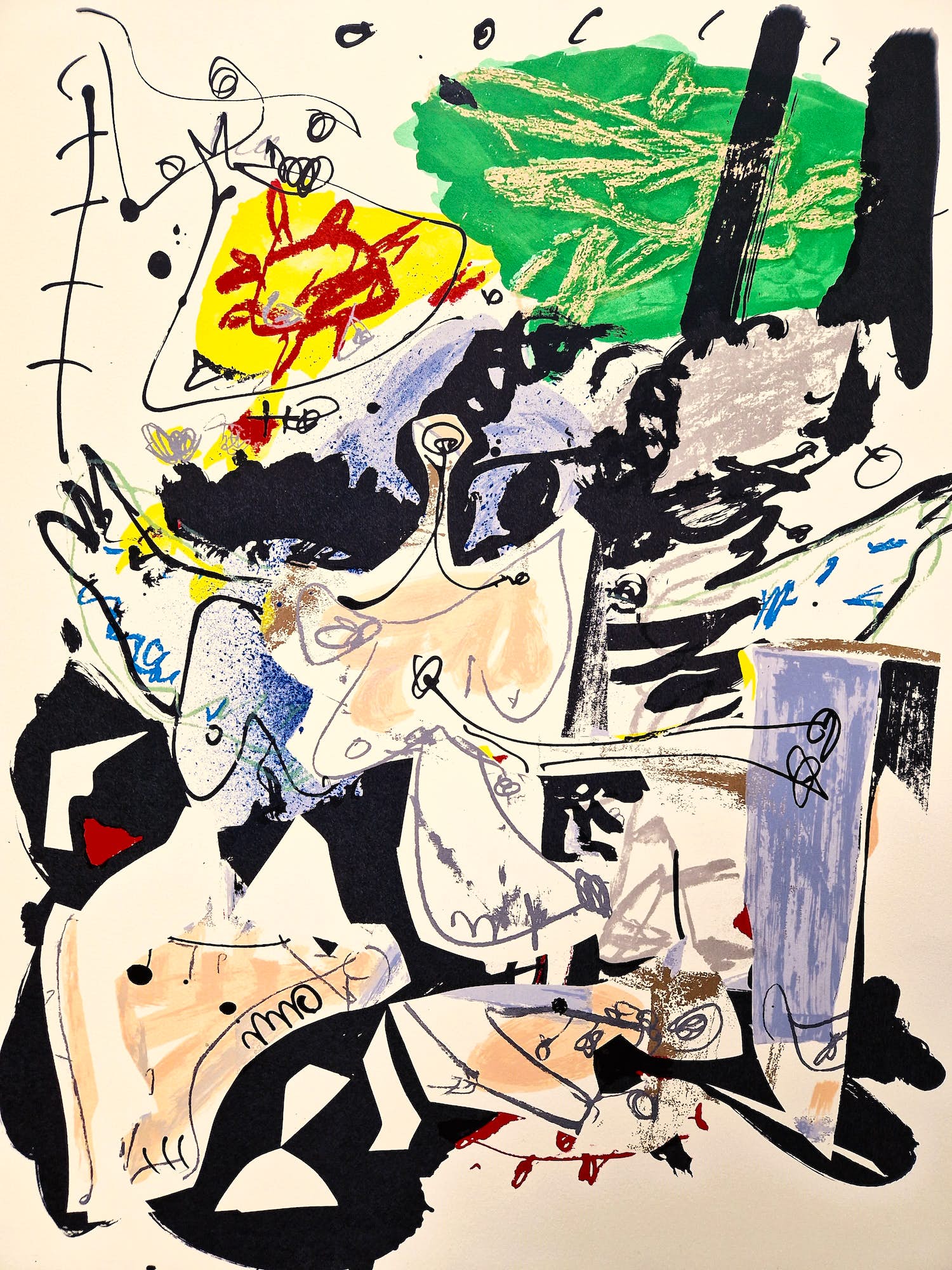 Kees Salentijn - Grote expressionist. bep. oplage Litho - vrouwelijk naakt - potlood gesigneerd verkocht voor € 70!