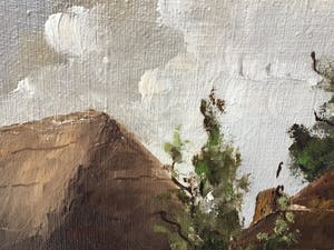 Niet of onleesbaar gesigneerd - Eenvoudig boerenerf. kopen? Bied vanaf 1!