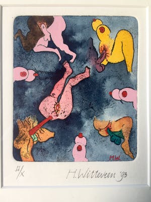 Hollie Witteveen - Kleurets, Ingelijst kopen? Bied vanaf 65!