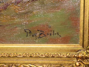 Piet Bouter - Bosgezicht met beek kopen? Bied vanaf 200!