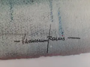 Francis Vannerum - Zeefdruk, Abstracte, Fantasie voorsteling. kopen? Bied vanaf 80!