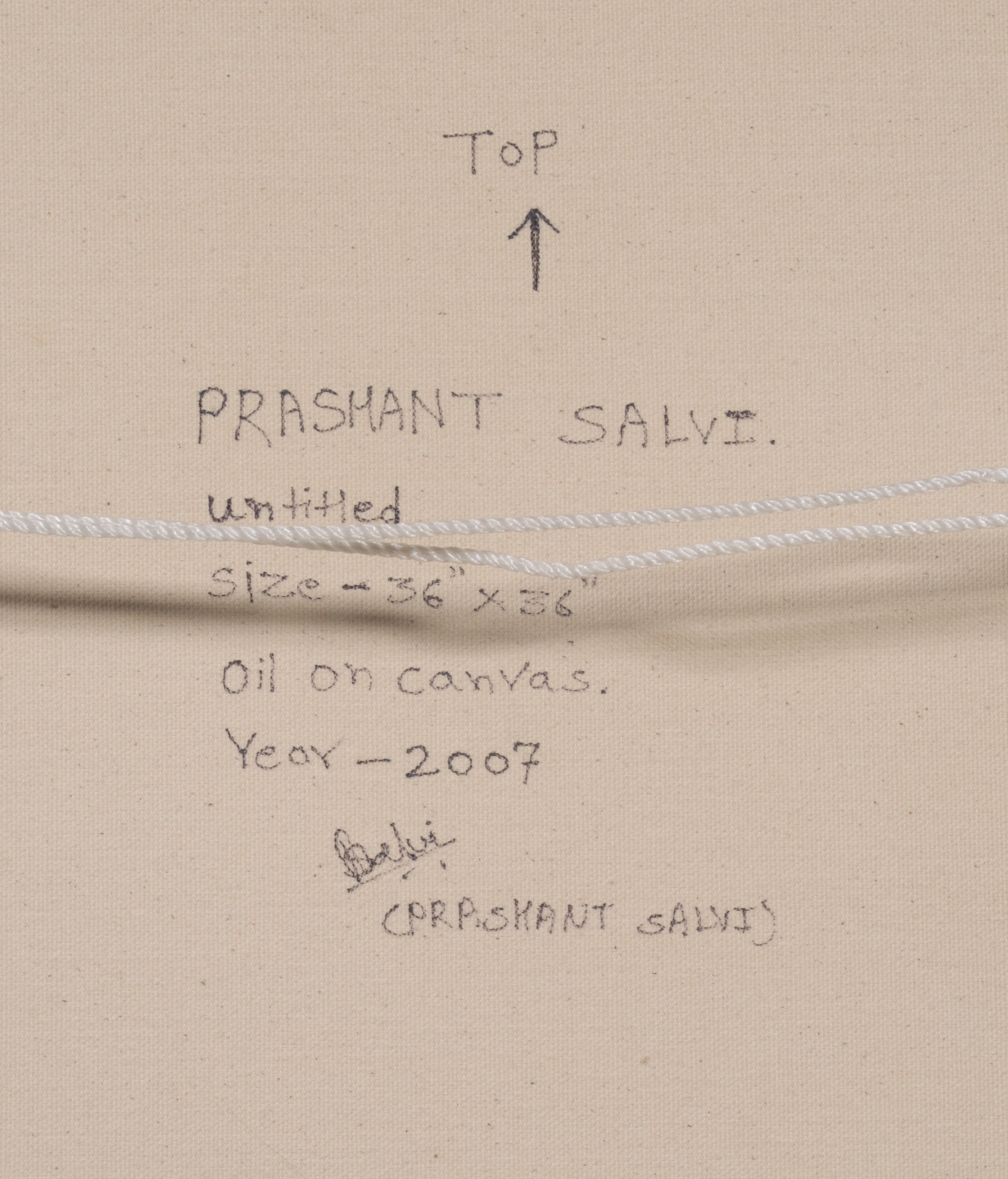 Prashant Salvi - Olieverf op doek, Zonder titel - Ingelijst kopen? Bied vanaf 1!