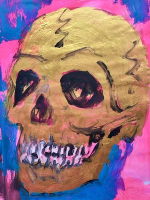 Peter Klashorst - Skull kopen? Bied vanaf 1!