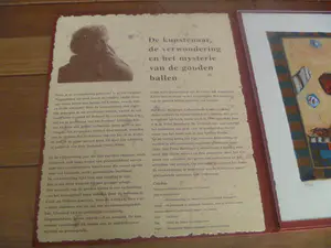 Eric Toebosch - Luxe Map met zeefdruk Het Mysterie van de Gouden Ballen kopen? Bied vanaf 60!