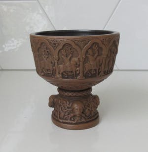 Hjorth Keramiek - Art Nouveau Ceramic Baptist Goblet kopen? Bied vanaf 38!