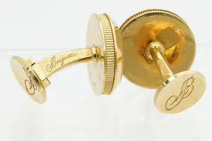 100 - Exclusief 18 karaat manchetknopen van het merk Brequet Cadran kopen? Bied vanaf 1800!