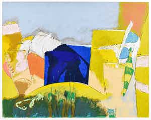 Henk van Vessem - Zondert Titel - Ingelijst verkocht voor € 50!