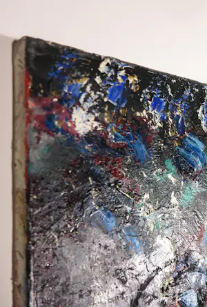 Angelos Tassopoulos - Olieverf op doek, Abstracte compositie - Zeer groot kopen? Bied vanaf 400!