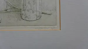 Wout van Vliet - Stilleven met tak van lampionplant - Gesigneerd - 2 kleurenets kopen? Bied vanaf 35!