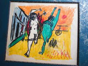 Metten Koornstra - 2 vluchtende naakten verkocht voor € 100!